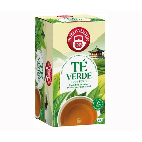 POMPADOUR Té verde 20 uds. 30 g.