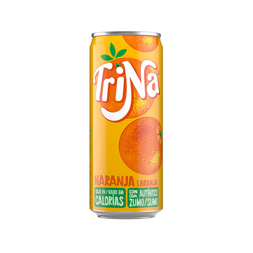 TRINA Refresco de naranja lata de 33 cl.