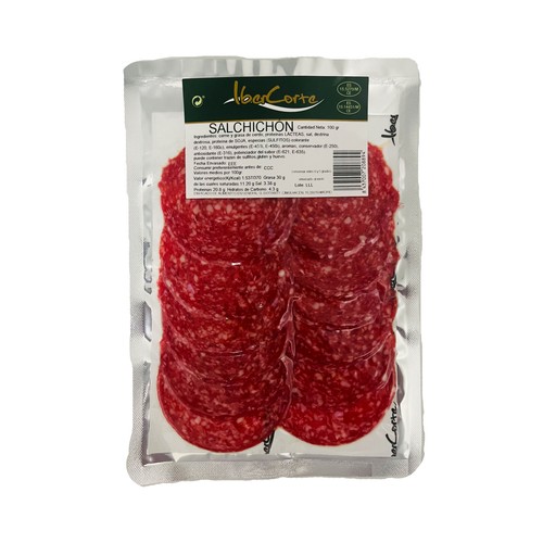IBER CORTE Salchichón loncheado 100 g.