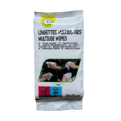 Toallitas multiusos police 50 unidades, PRODUCTO ECONÓMICO ALCAMPO