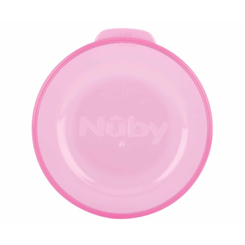 Taza evolutiva infantil con asas, 240ML, rosa, NUBY.
