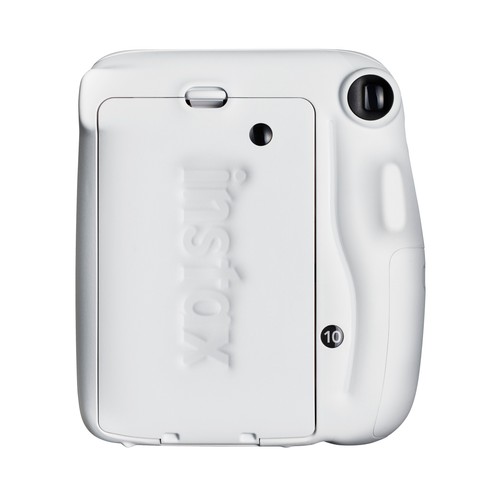 Cámara instantánea FUJIFILM INSTAX MINI 11, espejo para selfie, color blanco.