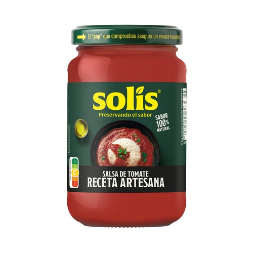 SOLIS Salsa de tomate receta artesana bote 350 g.
