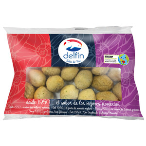 DELFÍN Buñuelos de bacalao ultracongelados DELFÍN 150 g.