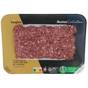 Imagen de ALCAMPO CULTIVAMOS LO BUENO Preparado de carne picada de vacuno Angus de origen nacional  400 g.