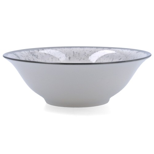 Bol 18cm porcelana color gris. QUID