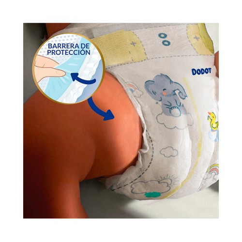 DODOT Sensitive Pañales talla 3+ (7-11 kg) 2 x 56 uds.