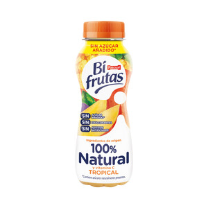 Imagen de BIFRUTAS Leche con zumo de frutas tropicales 240 ml.