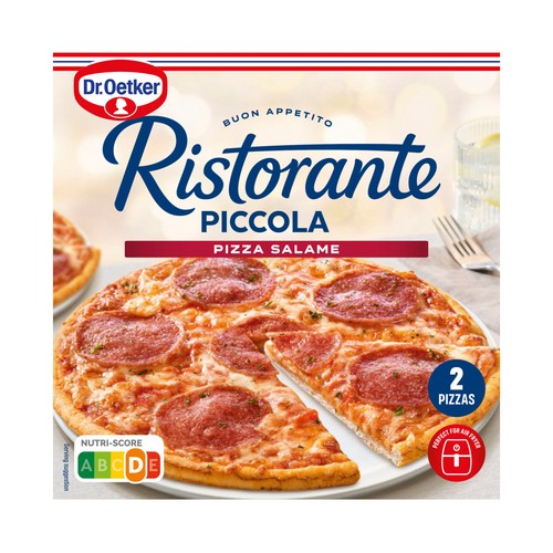 DR. OETKER Ristorante piccola Pizza de salami con base fina 282 g.