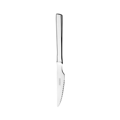 3 cuchillos de mesa con sierra fabricados en acero inoxidable, Europa MONIX.