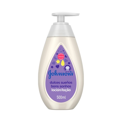 JOHNSON´S Dulces sueños Loción hidratante que ayuda a que nuestro bebé duerma mejor 500 ml.