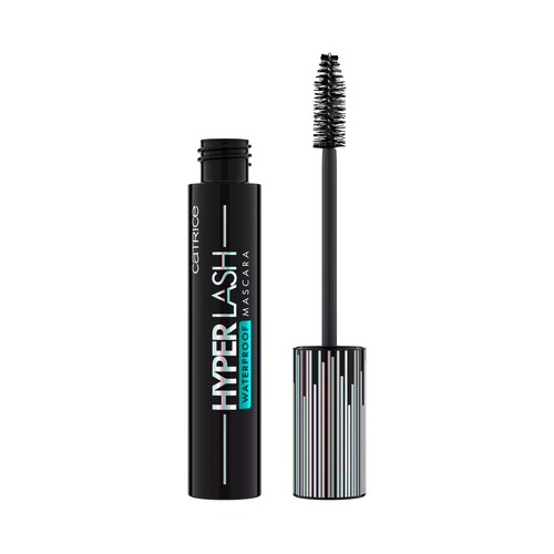 CATRICE Hyper lash tono 010 Electric black Máscara pestañas waterproof, efecto volumen.