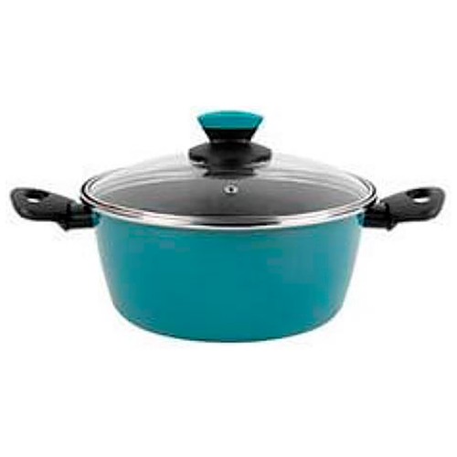 Cacerola MAGEFESA LOTUS de 20cm con tapa, acero esmaltado.
