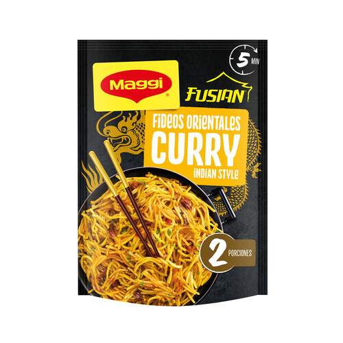 MAGGI Fideos orientales sabor curry 118 g.