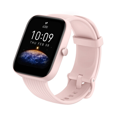 AMAZFIT Bip 3 Pro rosa, Smartwatch 4,29 cm (1,69), frecuencia cadiáca, 60 modos, Bluetooth.