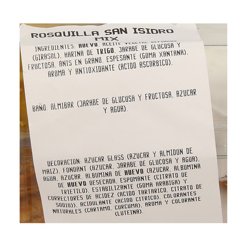 Rosquillas  de San Isidro de sabores surtidos 210 g.