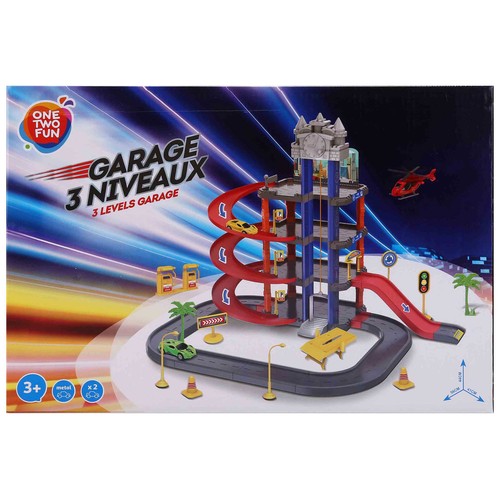 Garaje 3 Niveles + 2 Vehiculos ONE TWO FUN ALCAMPO