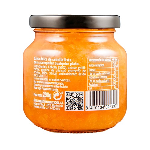 LA VIEJA FABRICA Salsa dulce de cebolla - Tarro 290g