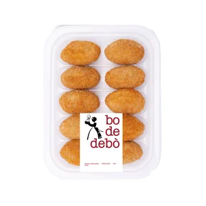 BO DE DEBÓ Croquetas fritas de pollo, lista para calentar y comer BO DE DEBÓ 295 g.