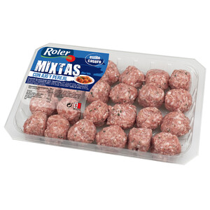 Imagen de Albóndigas mixtas (cerdo-vacuno) ROLER 667 gr. 20 uds.