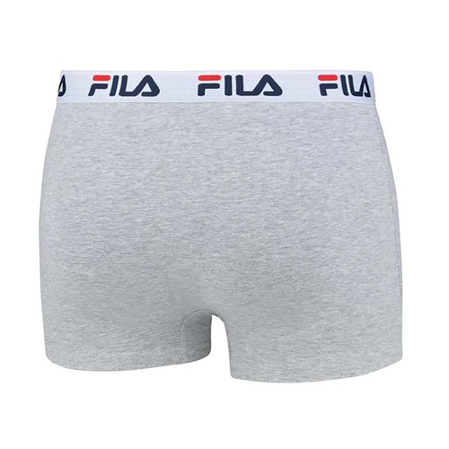 Pack 2 boxer FILA, color gris, talla S