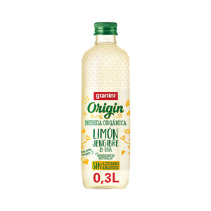 GRANINI Bebida orgánica de de limón y jengibre GRANINI botella de 0.3 l. de vidrio