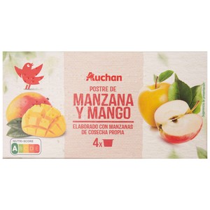 Imagen de ALCAMPO CULTIVAMOS LO BUENO Compota de manzana y mango pack 4 uds. x 100 g.