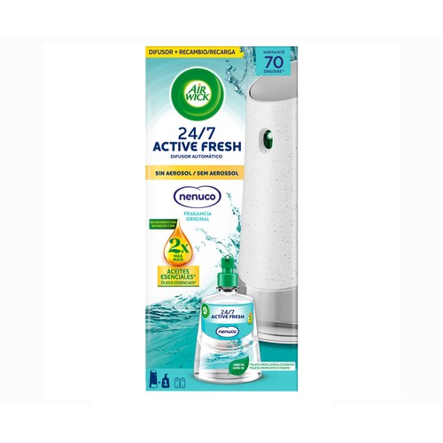 AIR WICK Ambientador aparato y recambio  nenuco 228 ml.