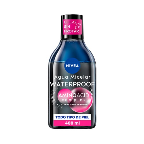 NIVEA Micell air Agua micelar desmaquillante bifásica para rostro y ojos 400 ml.
