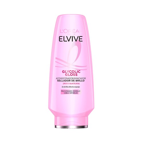 ELVIVE Glycolic gloss Acondicionador sellador del brillo, para cabellos apagados o sin brillo 300 ml.