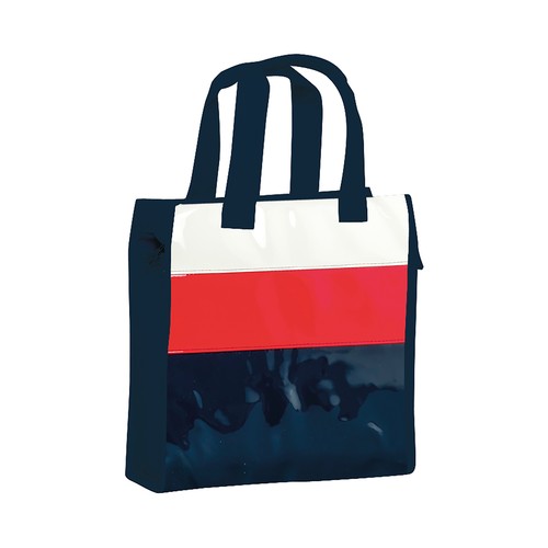 SHAUSA Neceser con divetidos diseños y forma de bolsa de compra.