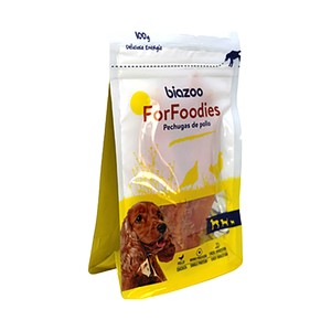Imagen de BIOZOO MASCOTAS Snack pechuga de pollo BIOZOO 100 g.