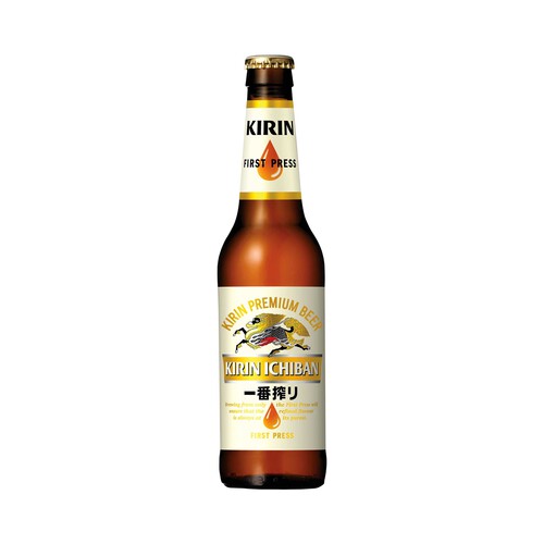 KIRIN ICHIBAN Cerveza Japonesa de Importación Botella 33 Centilitros