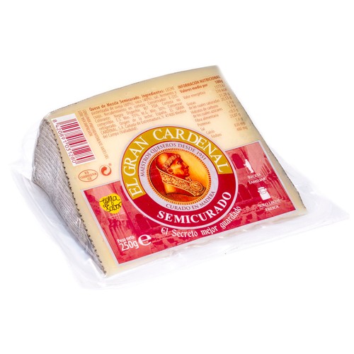 EL GRAN CARDENAL Queso mezcla semicurado EL GRAN CARDENAL 250 g.