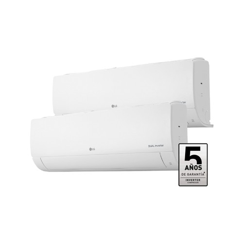 Aire acondicionado split 2x1 Multi 912 LG, 2150 frigorías/2838 kcal/h,  3010frigorías/3440kcal/h, A++/A+, WiFi, R32 
