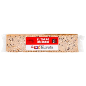 Imagen de VICENS Turrón cremoso de almendra con cookies 300 g.