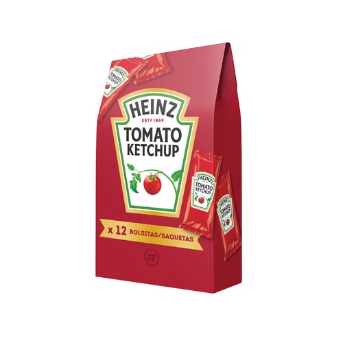 HEINZ Ketchup en bolsitas monodosis 12 uds. 132 g.