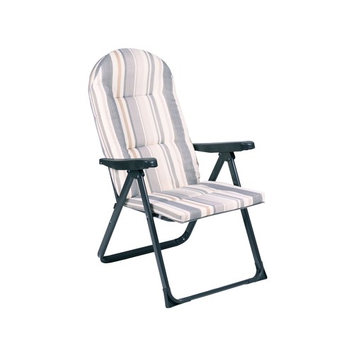 Tumbona Superrelax de 6 posiciones, con acolchado de 5 cm, ALCO