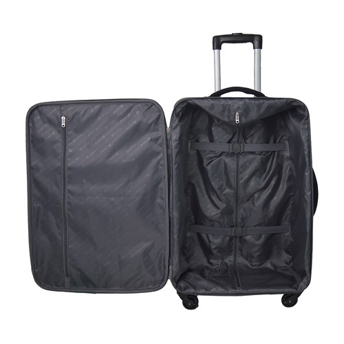 Maleta grande tipo trolley 4 ruedas air soft  77 cm negro. AIRPORT