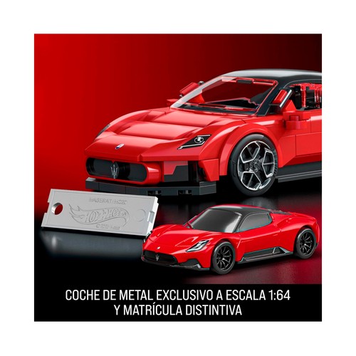 Hot wheels conjunto de construccion  speed maserati.JIN JIA TOYS.