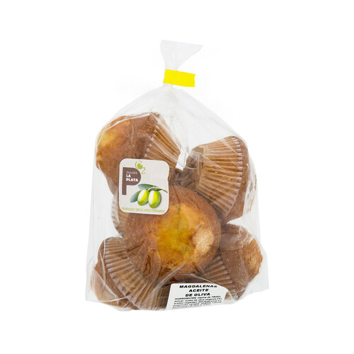 Magdalenas aceite de oliva 6 unidades 480 g.