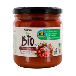 ALCAMPO CULTIVAMOS LO BUENO ECOLÓGICO  Tomate frito de temporada ecológico  340 g.
