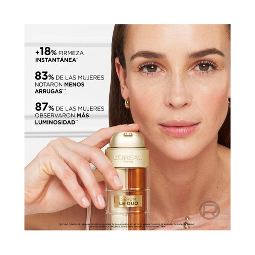 L´ORÉAL PARIS Age perfect le duo Sérums faciales con péptidos de colágeno y vitaminas B3 y C 30 ml.