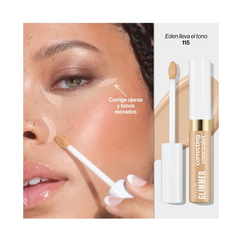 REVLON Glimmer correcting concealer tono 115 Yellow Corrector e iluminador.