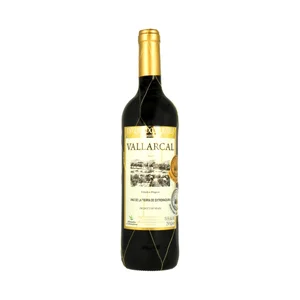 VALLARCAL  Vino tinto de la tierra de Extremadura VALLARCAL botella de 75 cl.