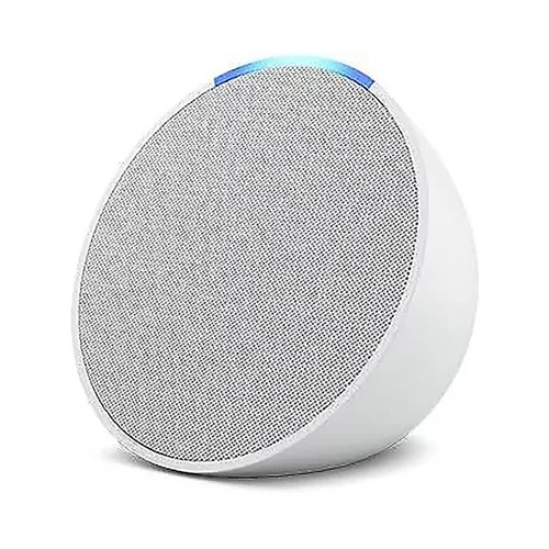 Asistente inteligente de voz Echo Pop  B09ZXJSW35, Bluetooth con Alexa de sonido potente y compacto, color blanco, AMAZON .