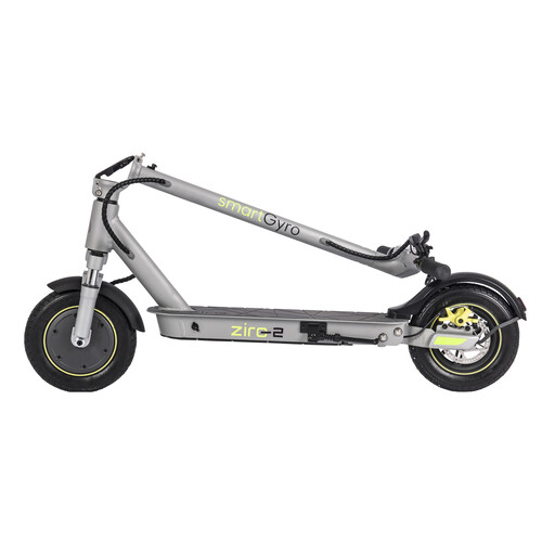 Patinete eléctrico SMARTGYRO Ziro 2 Silver SG27-243, 350W, vel max 25km/h, ruedas 10, autonomía hasta 25Km, carga max 120Kg.