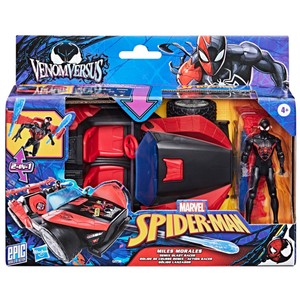 Imagen de Marvel Spider-Man Venomversus, Epic World Of Action, Cóche Bólido Lanzador de Miles Morales +4 Años HASBRO