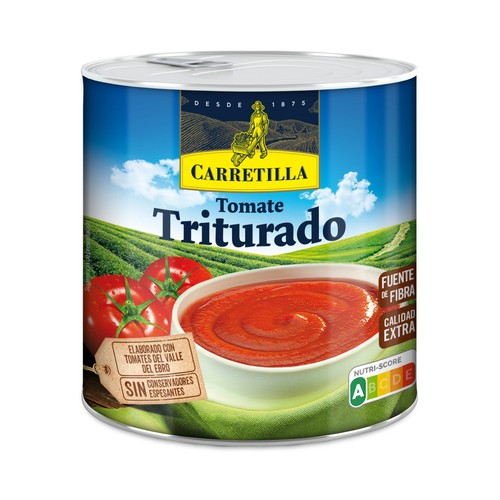 Imagen de Tomate natural triturado CARRETILLA lata de 800 g.