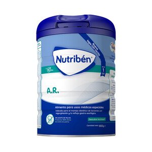 Imagen de NUTRIBÉN Leche (1) de inicio anti-regurgitación, para lactantes a partir del primer día NUTRIBÉN A.R. 800 g.